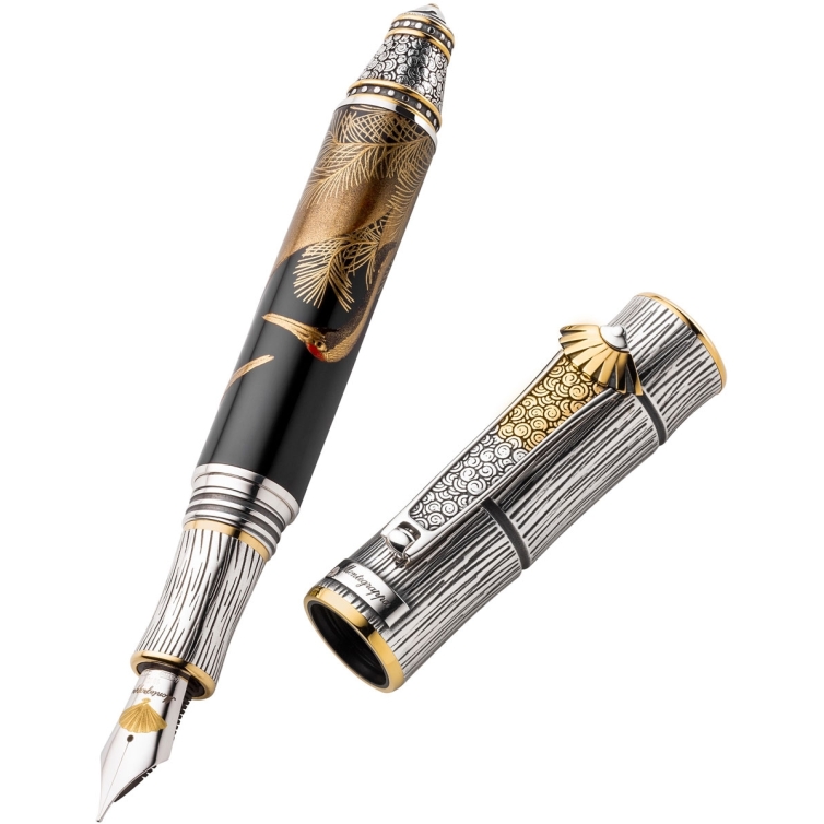 Kitcho Crane Plnicí pero černé MONTEGRAPPA - 5