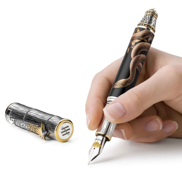 Kitcho Snake Plniace pero čierne MONTEGRAPPA - 6
