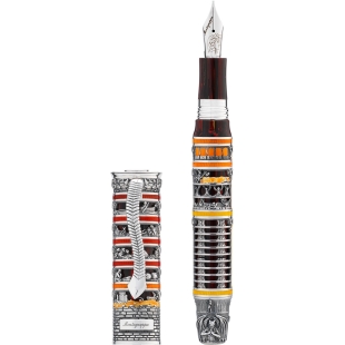 Dante Alighieri Inferno Fountain pen silver MONTEGRAPPA - 1