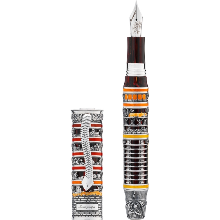 Dante Alighieri Inferno Plniace pero strieborné MONTEGRAPPA - 1