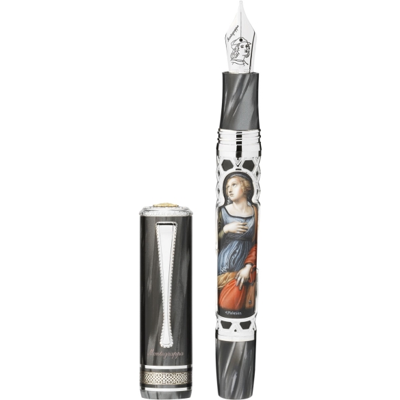 Raffaello 500th Anniversary Plniace pero Saint Catherine of Alexandria MONTEGRAPPA - 1