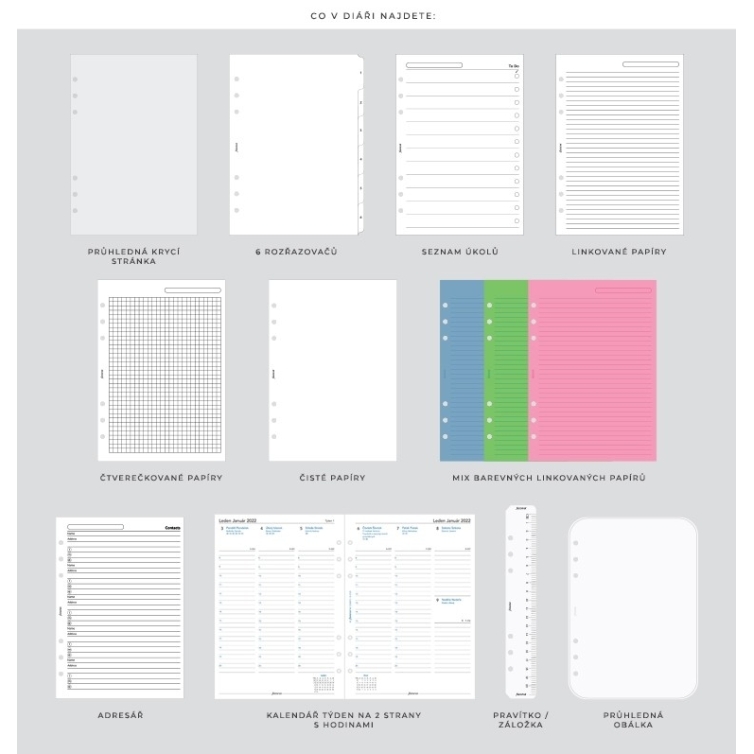 Saffiano Organiser A5 Black FILOFAX - 5