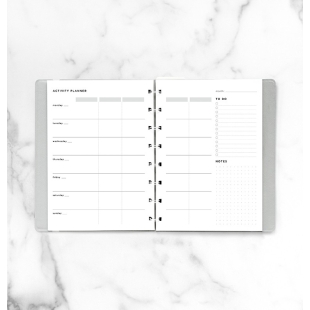 Minimal sledovanie aktivity náplň pre A5 notebook FILOFAX - 1