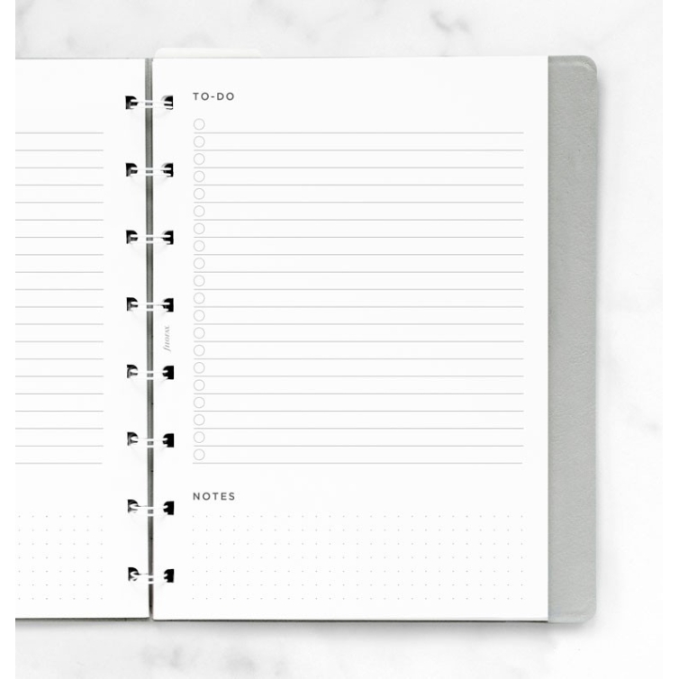 Minimal sledování úloh náplň pro A5 notebook FILOFAX - 2
