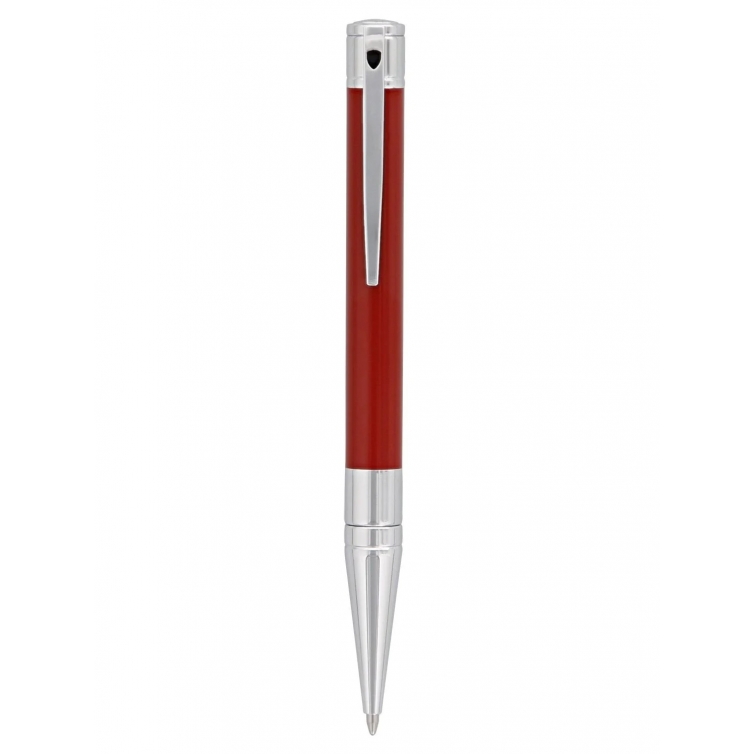 D-Initial Ballpoint Pen red and chrome S.T. DUPONT - 1