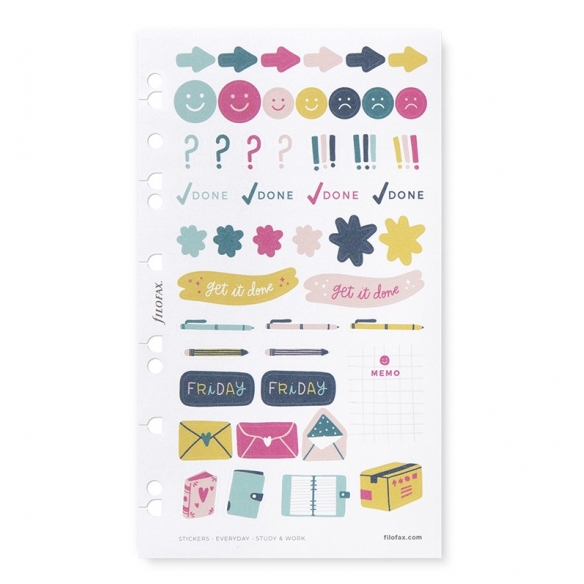 Everyday Study and Work Stickers Multi-fit FILOFAX - 3