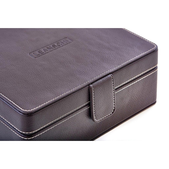 Collector's box for 6 watches brown LEANSCHI - 4