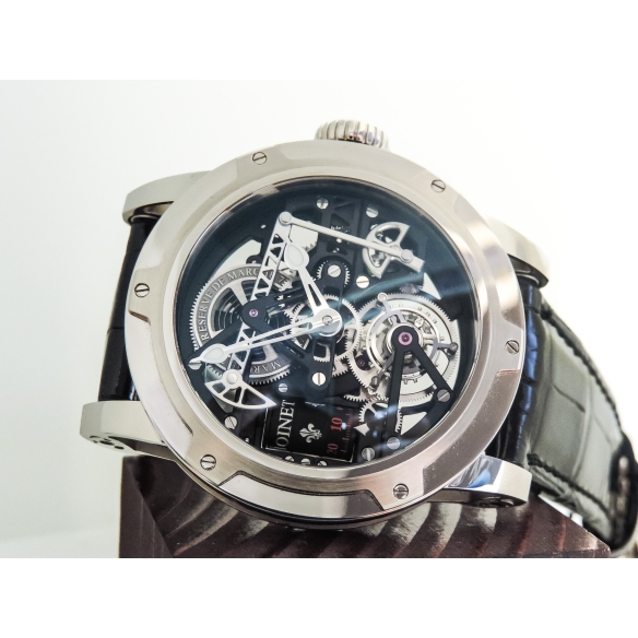 Black Gold Derrick Watch LM 43.70.03N LOUIS MOINET - 7