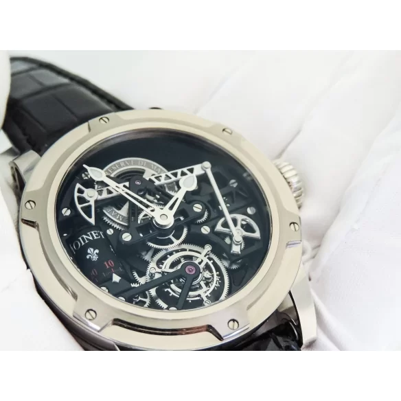 Black Gold Derrick hodinky LM 43.70.03N LOUIS MOINET - 6