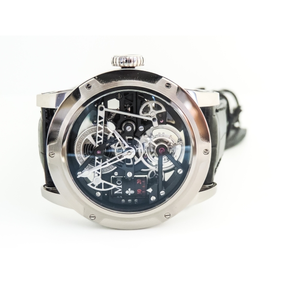 Black Gold Derrick Watch LM 43.70.03N LOUIS MOINET - 11