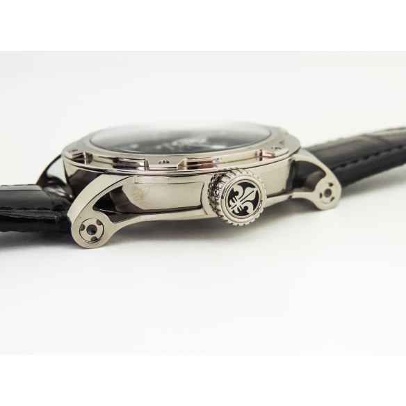 Black Gold Derrick Watch LM 43.70.03N LOUIS MOINET - 13