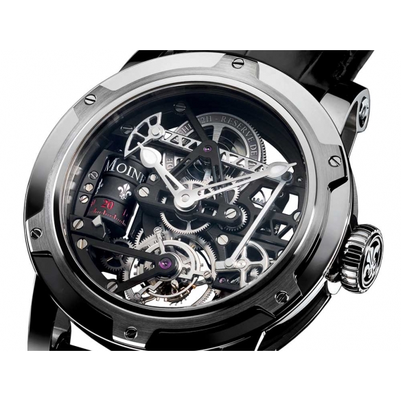 Black Gold Derrick hodinky LM 43.70.03N LOUIS MOINET - 2