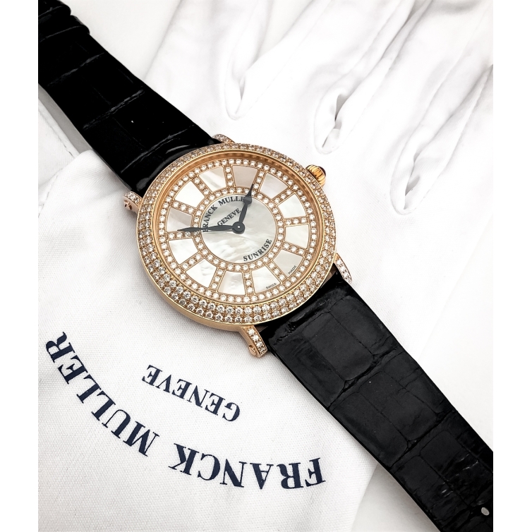 Round Lady Rose Gold Diamonds watch 8045 QZ SNRDCD 5N FRANCK MULLER - 2