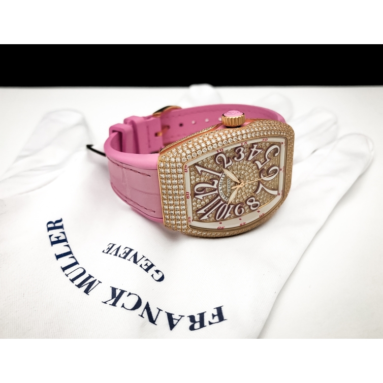 Vanguard Lady Gold Diamonds hodinky V35 SC AT 5N FO DCD FRANCK MULLER - 7