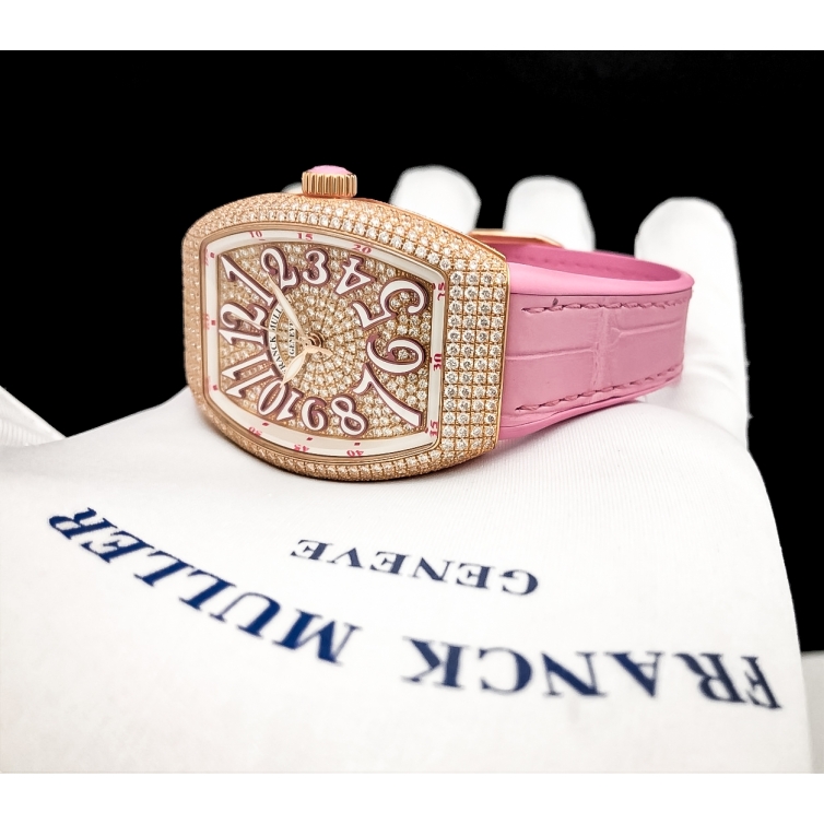 Vanguard Lady Gold Diamonds hodinky V35 SC AT 5N FO DCD FRANCK MULLER - 8