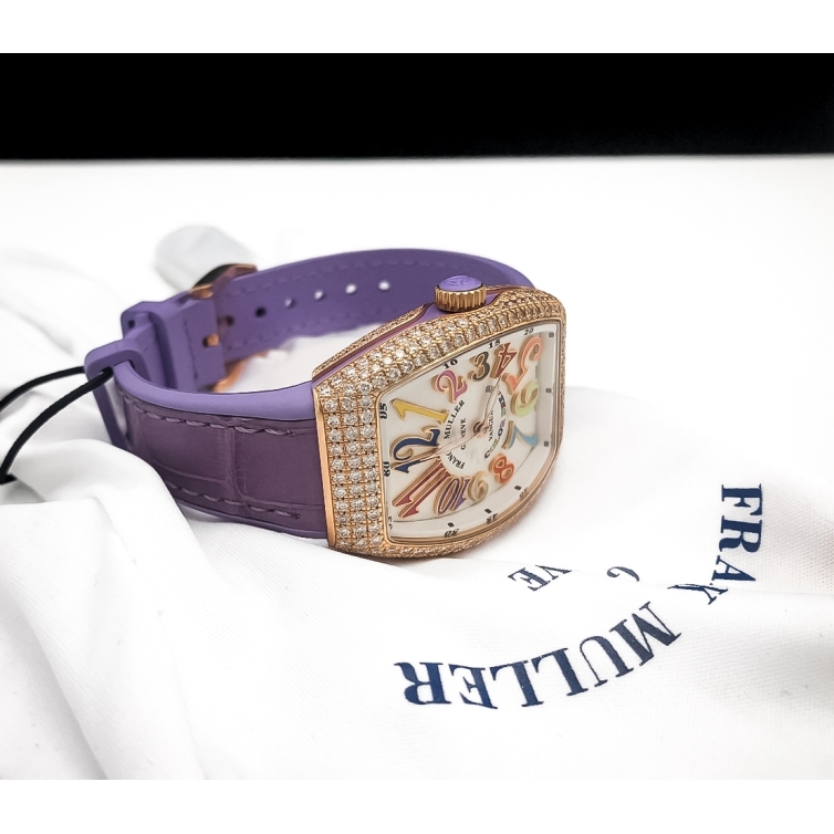 Vanguard Lady Color Dreams Rose Gold Diamonds hodinky V32 QZ 5N COL DRM D FRANCK MULLER - 8