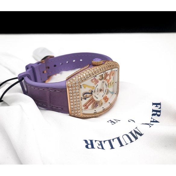 Vanguard Lady Color Dreams Rose Gold Diamonds hodinky V32 QZ 5N COL DRM D FRANCK MULLER - 8
