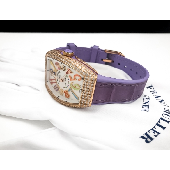Vanguard Lady Color Dreams Rose Gold Diamonds hodinky V32 QZ 5N COL DRM D FRANCK MULLER - 7