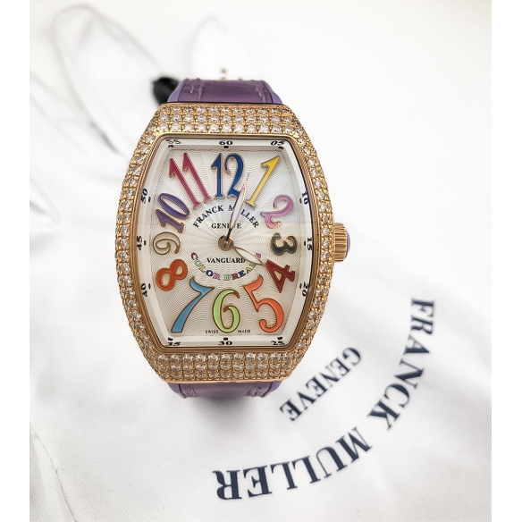 Vanguard Lady Color Dreams Rose Gold Diamonds hodinky V32 QZ 5N COL DRM D FRANCK MULLER - 2