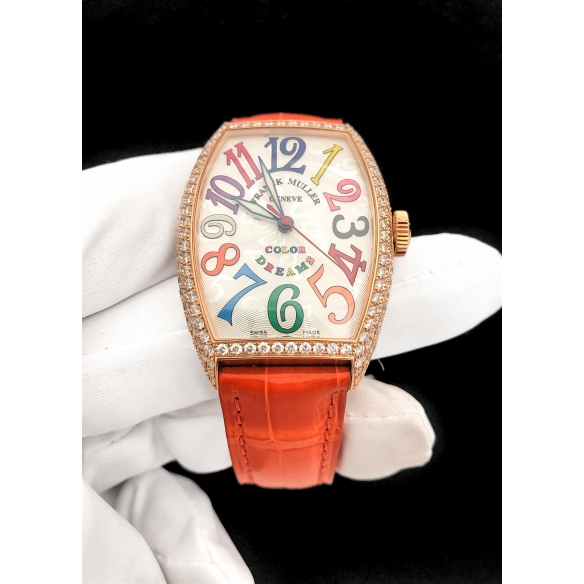 Cintrée Curvex Lady Color Dreams Rose Gold Diamonds hodinky 5850 SC COL DRM D 5N FRANCK MULLER - 3