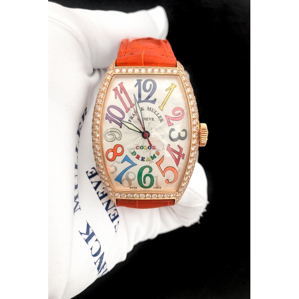 Cintrée Curvex Lady Color Dreams Rose Gold Diamonds hodinky 5850 SC COL DRM D 5N FRANCK MULLER - 2