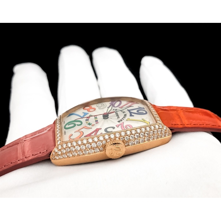 Cintrée Curvex Lady Color Dreams Rose Gold Diamonds hodinky 5850 SC COL DRM D 5N FRANCK MULLER - 7
