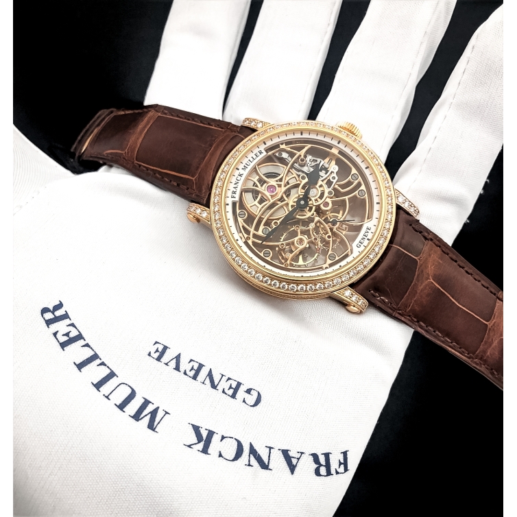 Round Lady Skeleton Rose Gold Diamonds watch 7042B S6SQT D 5N FRANCK MULLER - 2