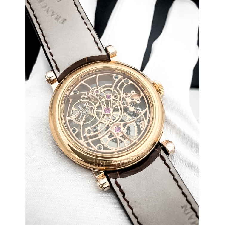 Round Lady Skeleton Rose Gold Diamonds hodinky 7042B S6SQT D 5N FRANCK MULLER - 3