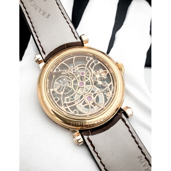 Round Lady Skeleton Rose Gold Diamonds hodinky 7042B S6SQT D 5N FRANCK MULLER - 3