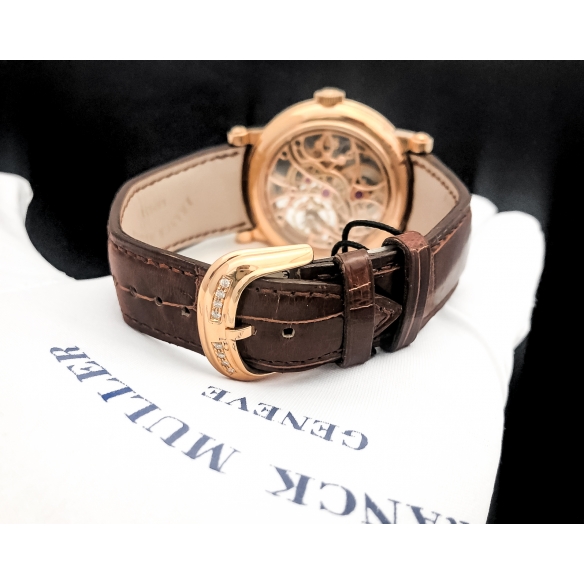 Round Lady Skeleton Rose Gold Diamonds hodinky 7042B S6SQT D 5N FRANCK MULLER - 8