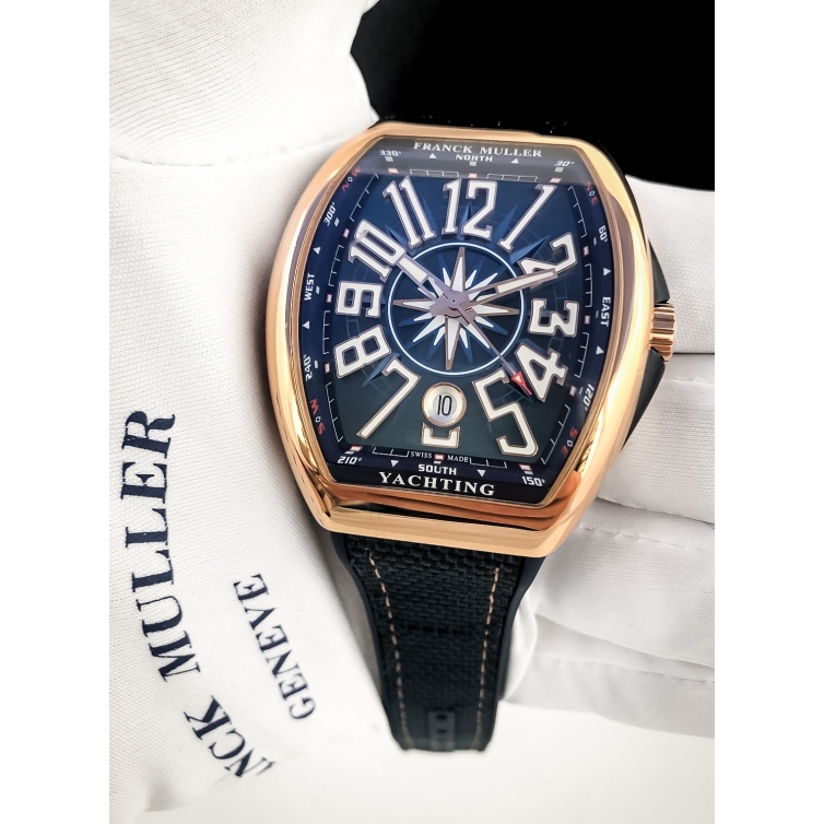 Vanguard Yachting Rose Gold hodinky V41 SCDT YACHT 5N BL FRANCK MULLER - 4