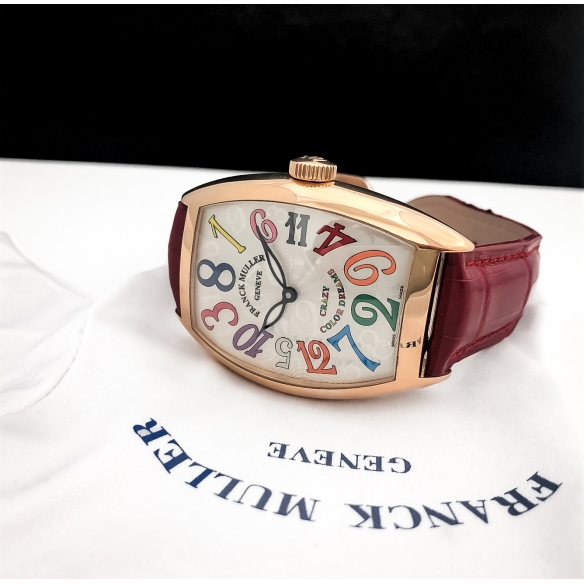 Cintrée Curvex Crazy Hours Color Dreams Rose Gold Uhr 8880 CH COL 5N FRANCK MULLER - 5