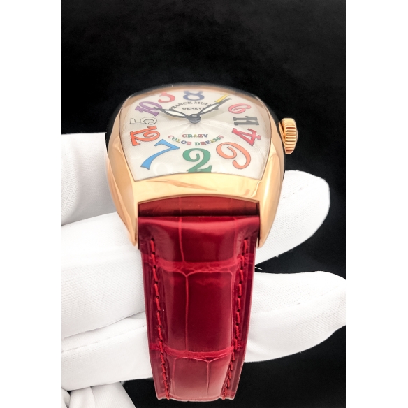 Cintrée Curvex Crazy Hours Color Dreams Rose Gold Uhr 8880 CH COL 5N FRANCK MULLER - 4