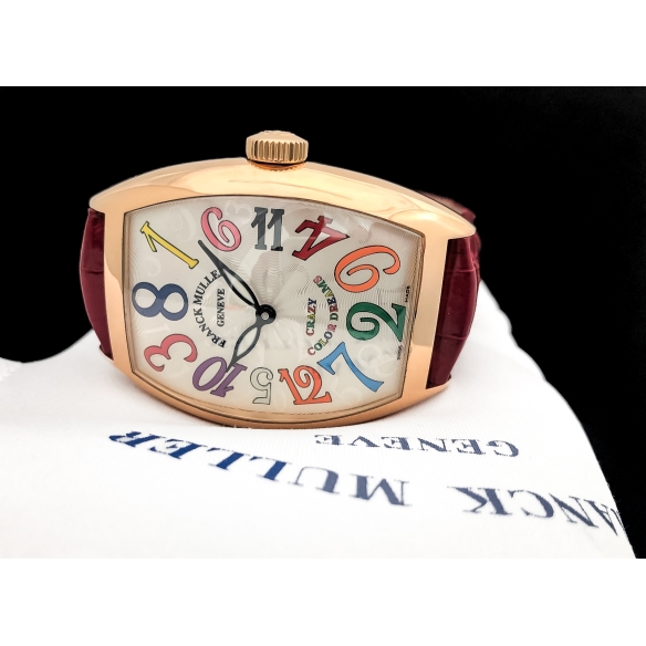 Cintrée Curvex Crazy Hours Color Dreams Rose Gold Uhr 8880 CH COL 5N FRANCK MULLER - 6