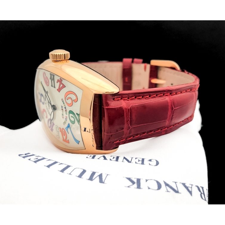 Cintrée Curvex Crazy Hours Color Dreams Rose Gold watch 8880 CH COL 5N FRANCK MULLER - 8