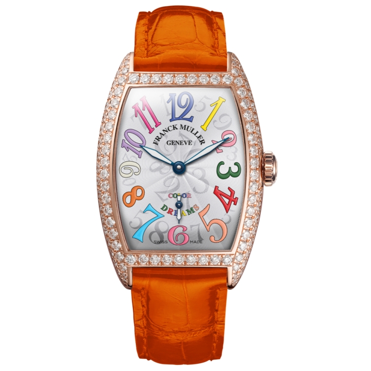 Cintrée Curvex Lady Color Dreams Rose Gold Diamonds hodinky 5850 SC COL DRM D 5N FRANCK MULLER - 1