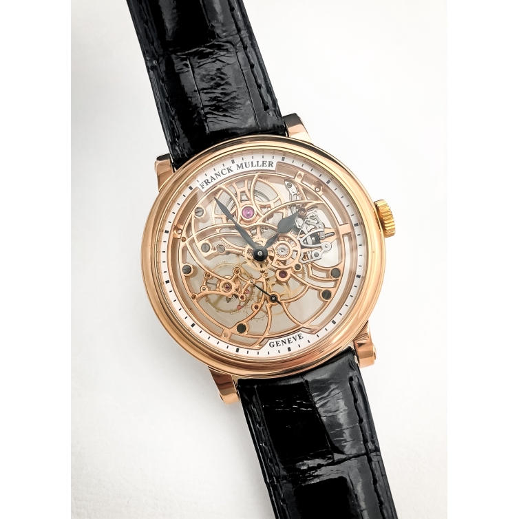 Round Skeleton 7 Days Rose Gold watch 7045B S6SQT 5N FRANCK MULLER - 3