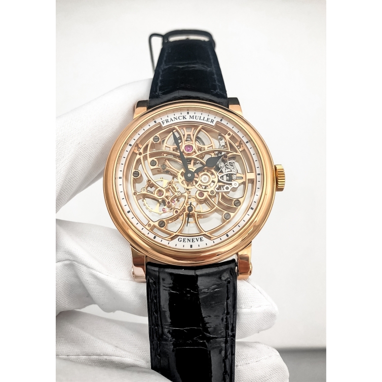 Round Skeleton 7 Days Rose Gold watch 7045B S6SQT 5N FRANCK MULLER - 2