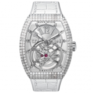 Vanguard Gravity Tourbillon White Gold Diamonds hodinky V45 T GRAVITY CS D OG FRANCK MULLER - 1