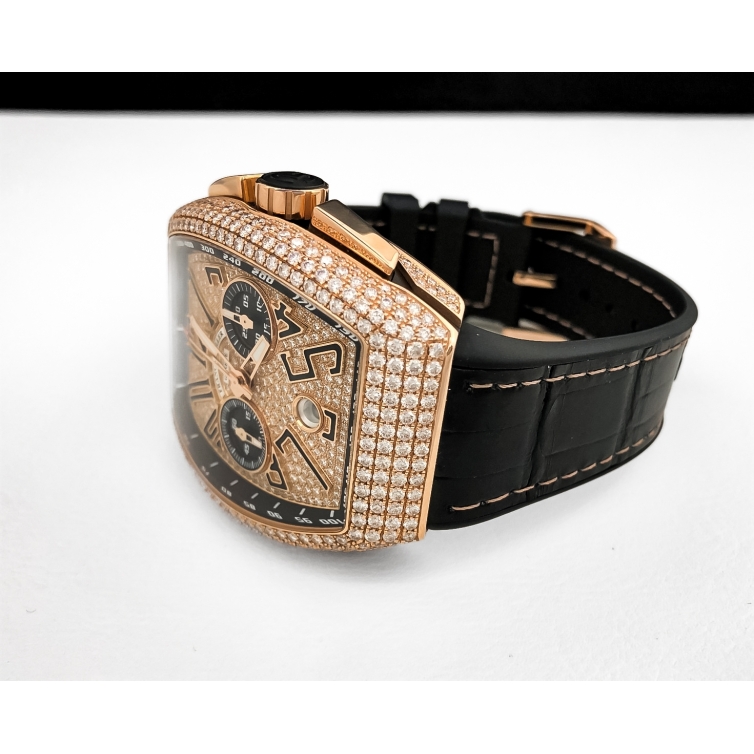 Vanguard Rose Gold Diamonds hodinky V45CCDT D CD 5N NR FRANCK MULLER - 6