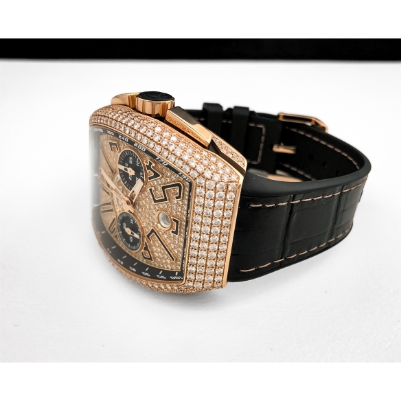 Vanguard Rose Gold Diamonds hodinky V45CCDT D CD 5N NR FRANCK MULLER - 6