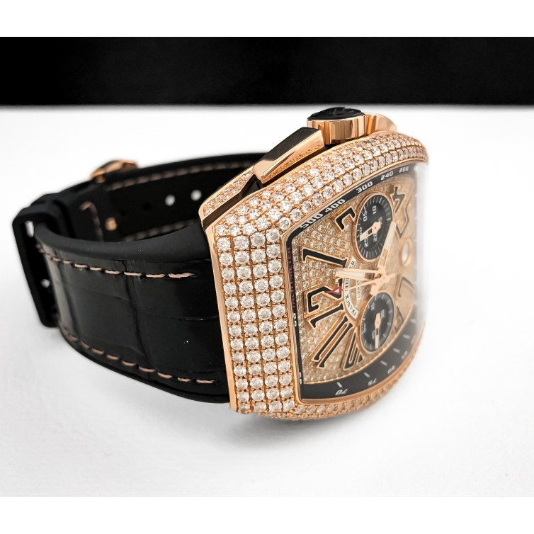 Vanguard Rose Gold Diamonds hodinky V45CCDT D CD 5N NR FRANCK MULLER - 7