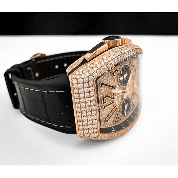 Vanguard Rose Gold Diamonds hodinky V45CCDT D CD 5N NR FRANCK MULLER - 7