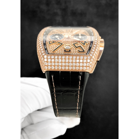 Vanguard Rose Gold Diamonds hodinky V45CCDT D CD 5N NR FRANCK MULLER - 4
