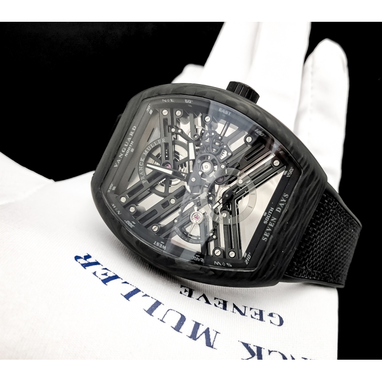 Vanguard Skeleton 7 Days Carbon watch V45 S6 CARBON NR FRANCK MULLER - 2