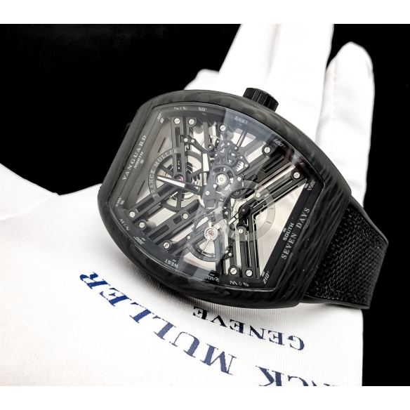 Vanguard Skeleton 7 Days Carbon watch V45 S6 CARBON NR FRANCK MULLER - 2