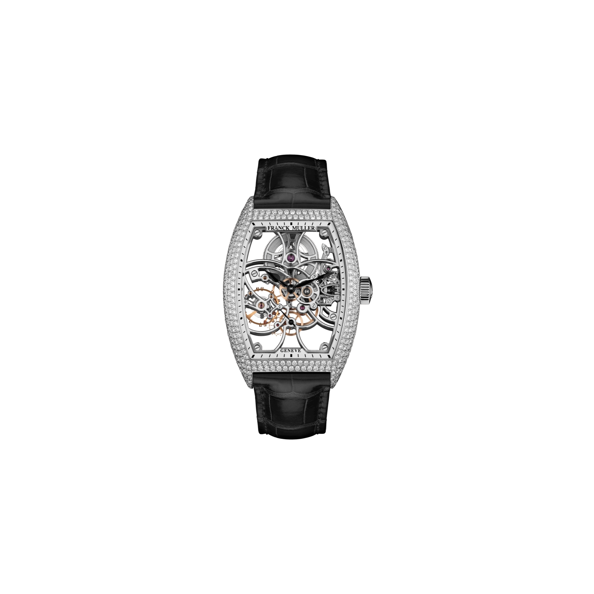Franck Muller - Cintrée Curvex Reloj Esqueleto Oro Blanco Diamantes 8880 B S6 Sqt D Og