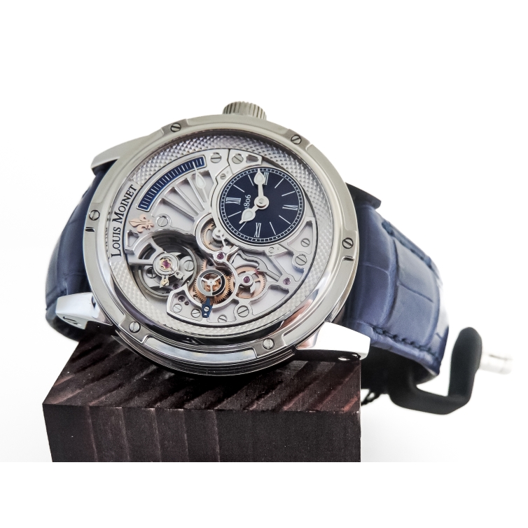 20 Second Tempograph watch LM 39.20.20 LOUIS MOINET - 6