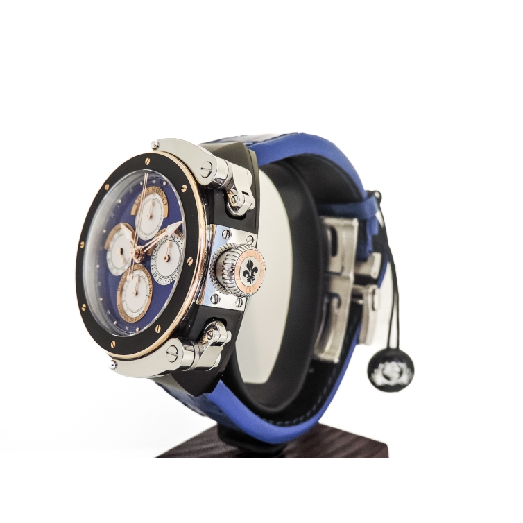 Jules Verne Instrument II hodinky LM 18.44.N.21/22 LOUIS MOINET - 4