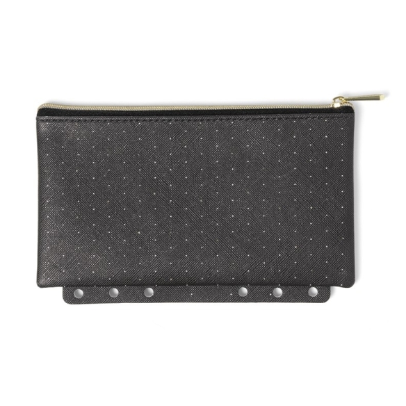 Moonlight Zipper Pencil Case black FILOFAX - 1